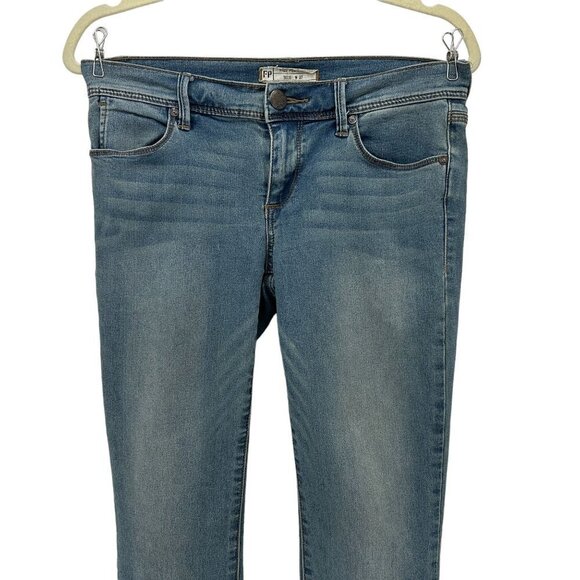 Free People Distressed Skinny Crop Ankle Denim Jeans Womens 27 - Picture 2 of 8